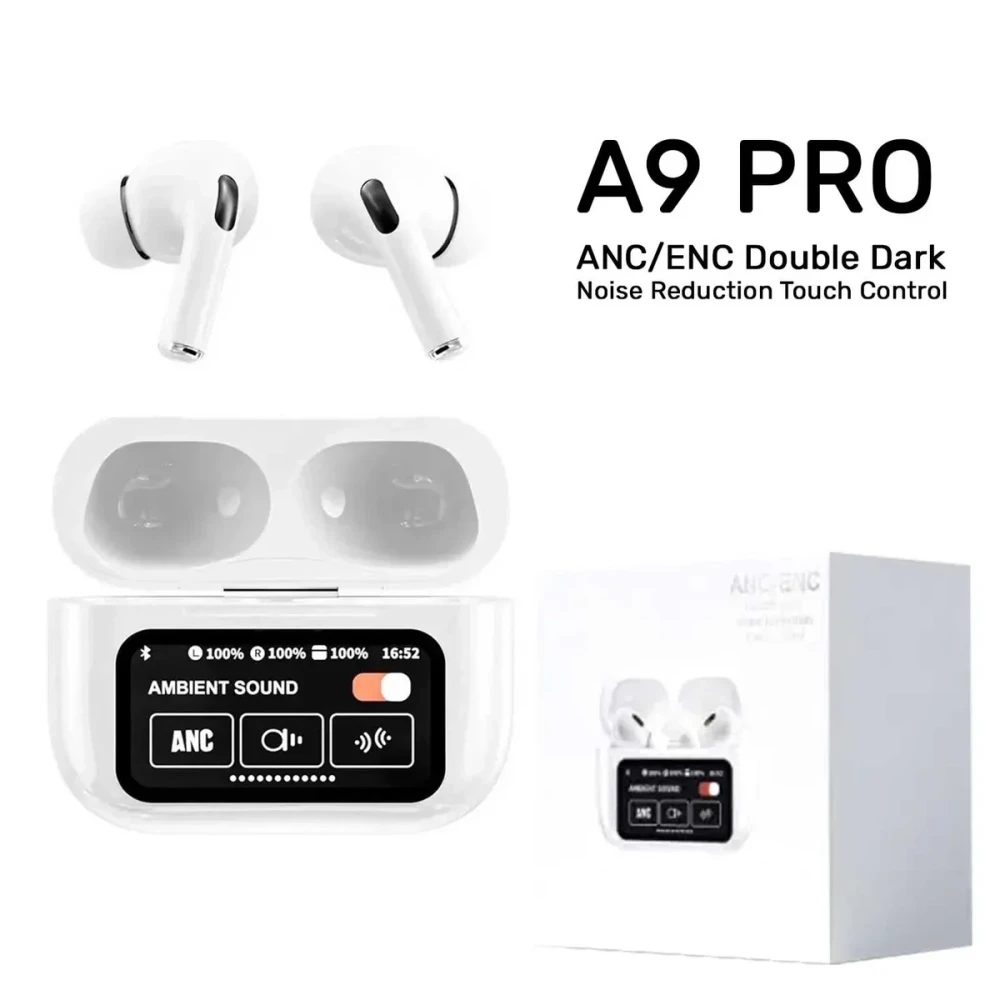 Air A9 Pro ANC Smart Display Earbuds